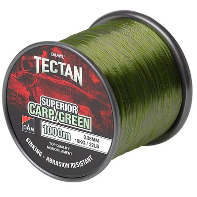 Волосінь DAM Damyl Tectan Carp 1000м 0,33мм 8,0кг (green)